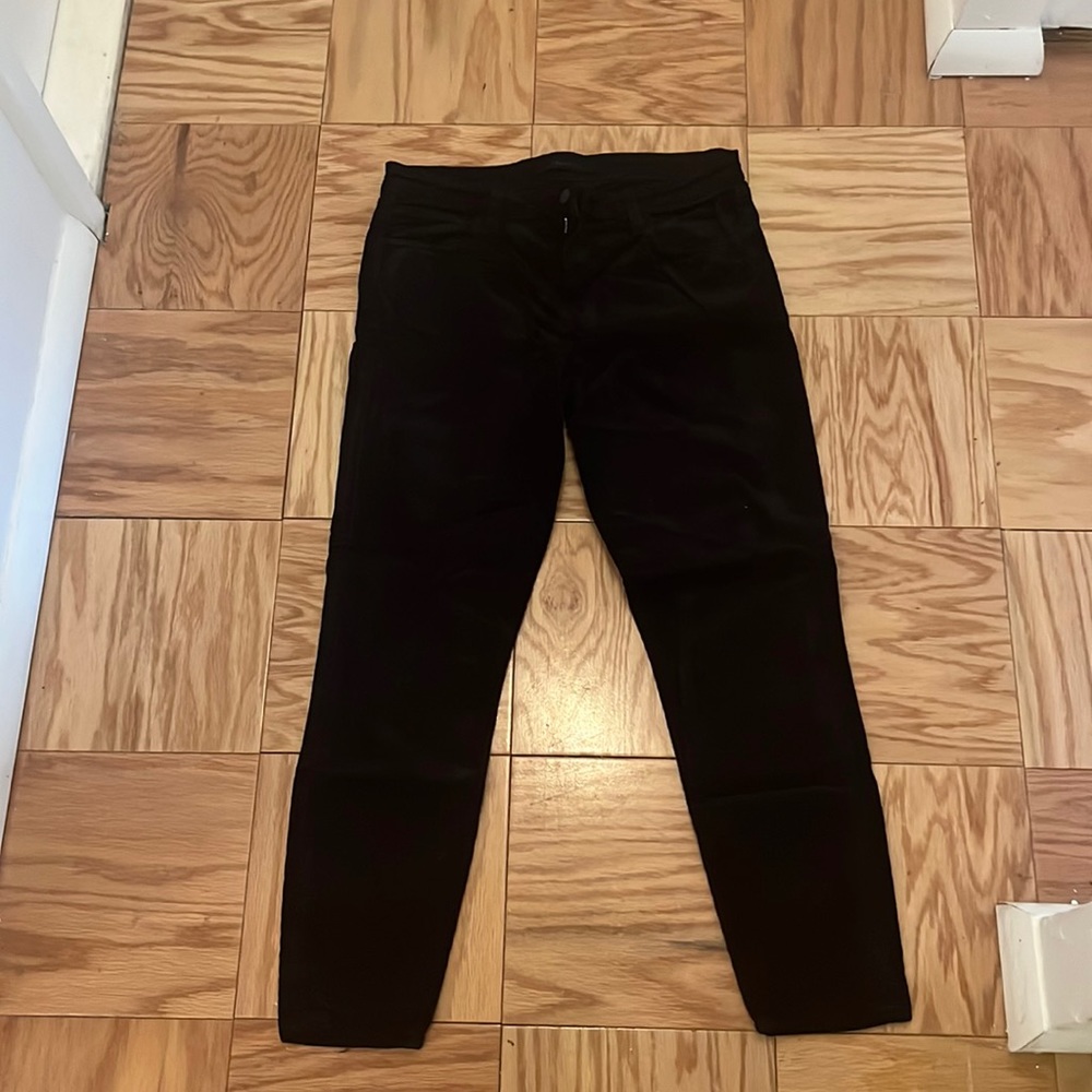 J brand  blackcorduroy skinny jeans